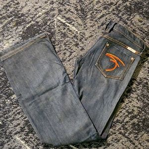 Premium Brand Frankie B Low Rise Flare Jean, Size 6, New